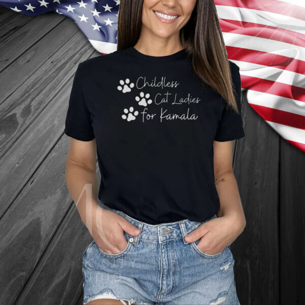 Kamala Harris Shirt Childless Cat Ladies for Kamala | Harris 47 Shirt