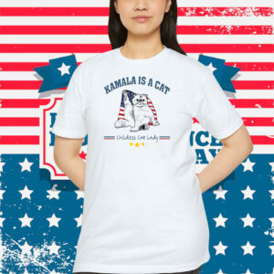 Kamala Is A Cat Shirt, Childless Cat Lady Shirt, Cat Lover Shirt