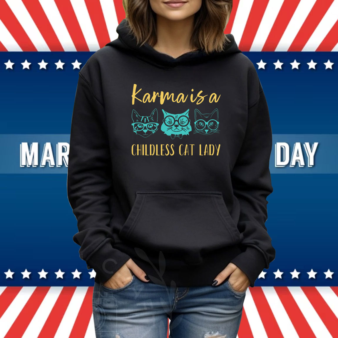 Karma is a Childless Cat Lady Shirt