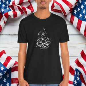 Lotus Flower TShirt, Yoga Graphic Tees, Meditation Shirt