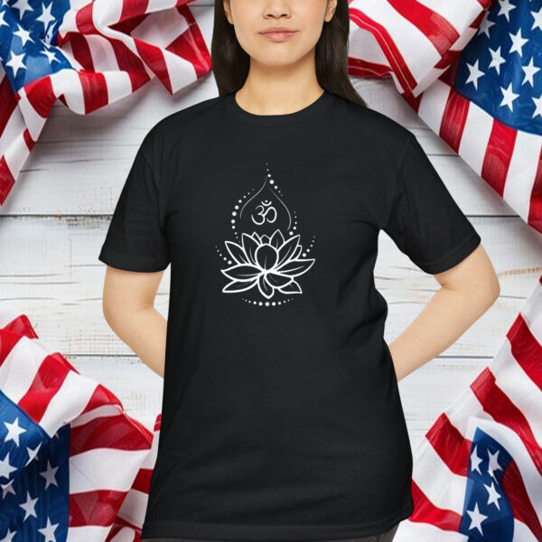 Lotus Flower TShirt, Yoga Graphic Tees, Meditation Shirt