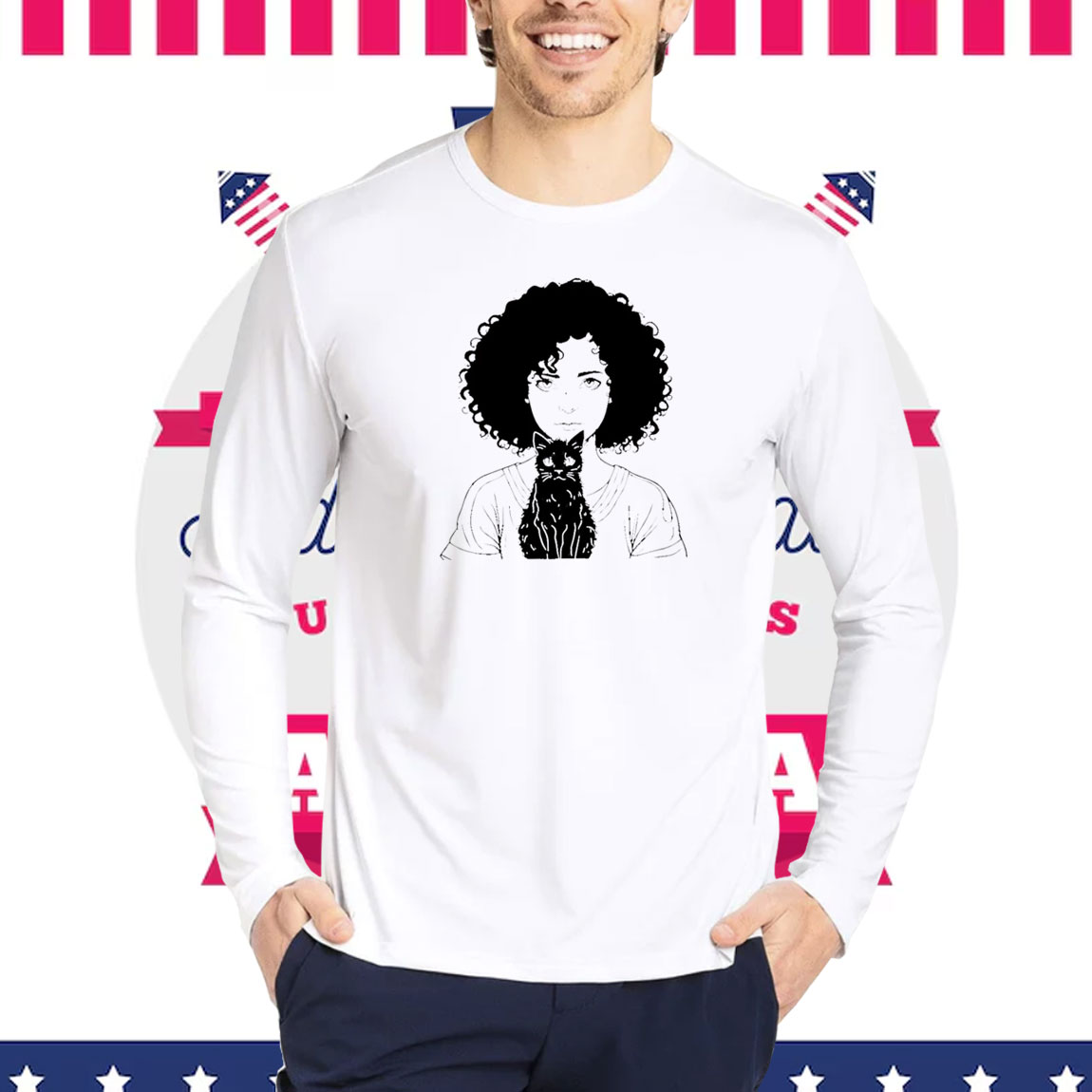 Miserable Cat Lady PNG Sublimation design, Cute Line Drawing Childless Cat Lady Shirt