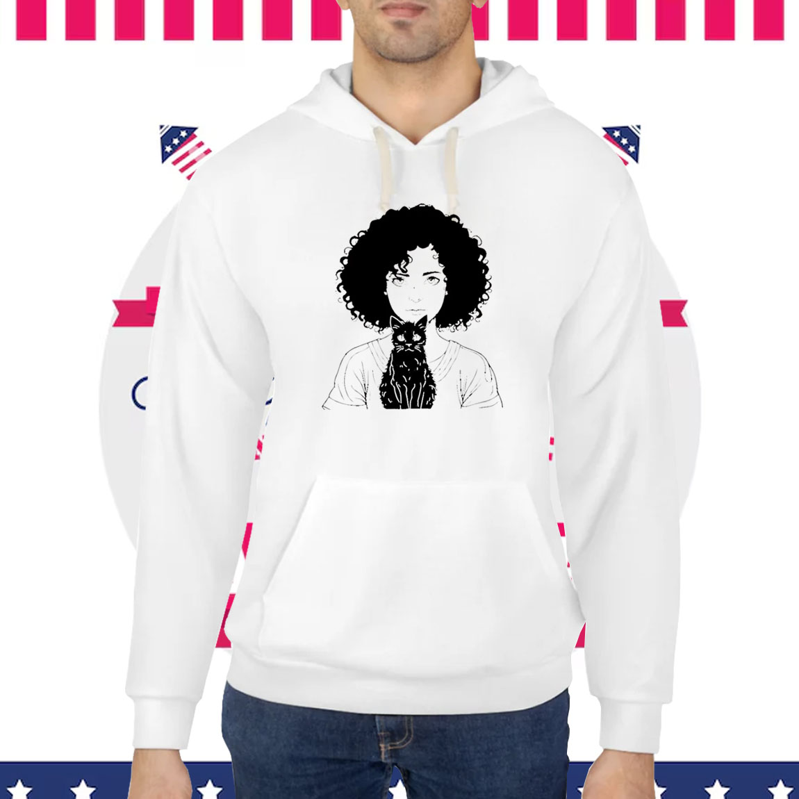 Miserable Cat Lady PNG Sublimation design, Cute Line Drawing Childless Cat Lady Shirt