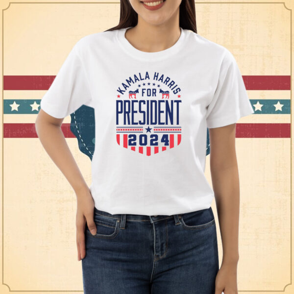 President Kamala Harris 2024 Shirt, We Are Not Going Back Shirt