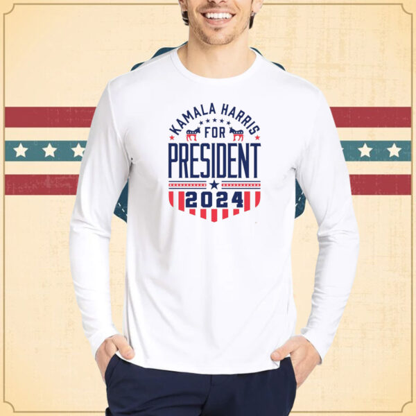 President Kamala Harris 2024 Shirt, We Are Not Going Back Shirt