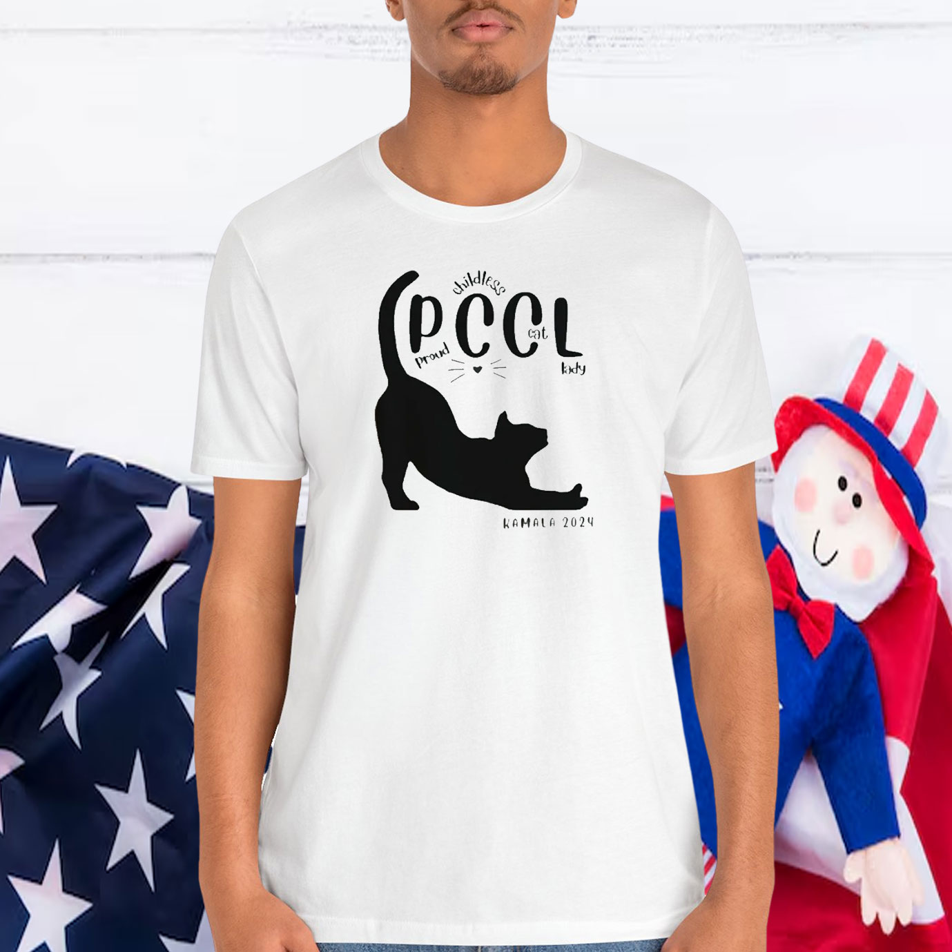 Proud Childless Cat Lady t-shirt, Kamala Harris Shirt