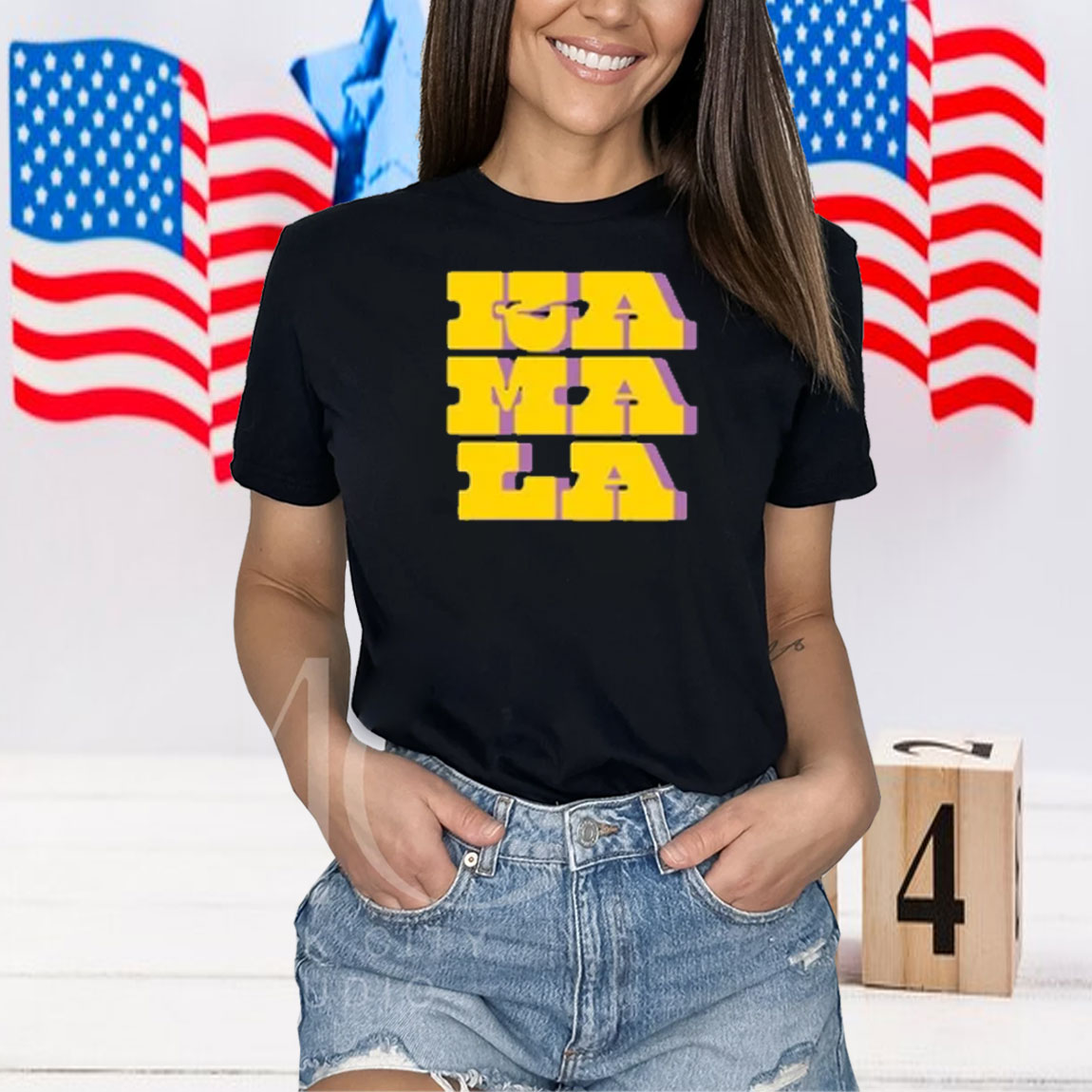 Simple Kamala Harris 2024 T-Shirt Cool Modern Minimalist KAMALA Harris Madam President Kamala Harris Shirt