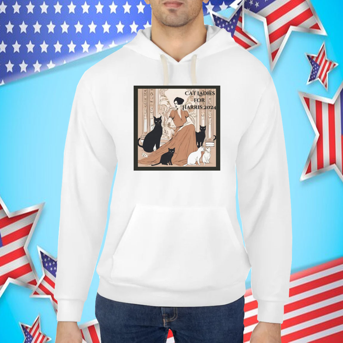 Single Cat Ladies for Harris 2024, Cat Lady Election Shirt