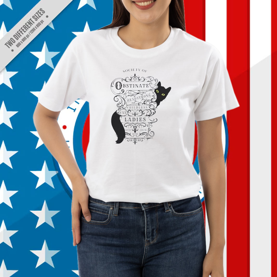 Society of Obstinate Headstrong Childless Cat Ladies Shirt