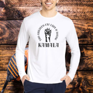This Childless Cat Lady is Voting Kamala Shirt