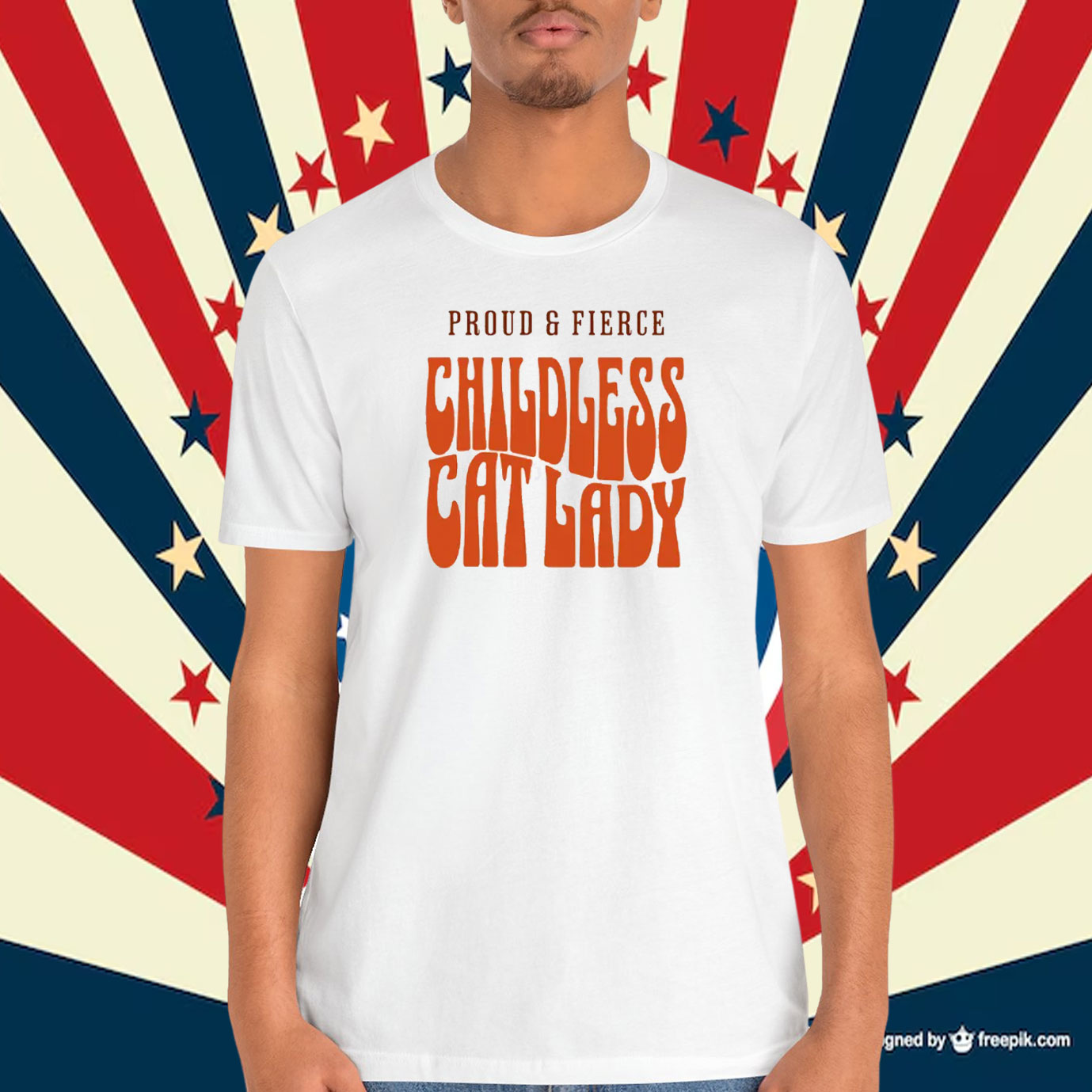 Unique Groovy Childless Cat Lady Shirt