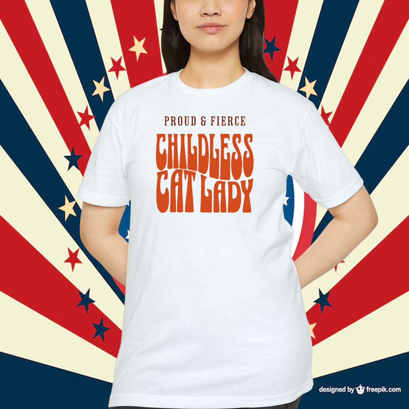 Unique Groovy Childless Cat Lady Shirt