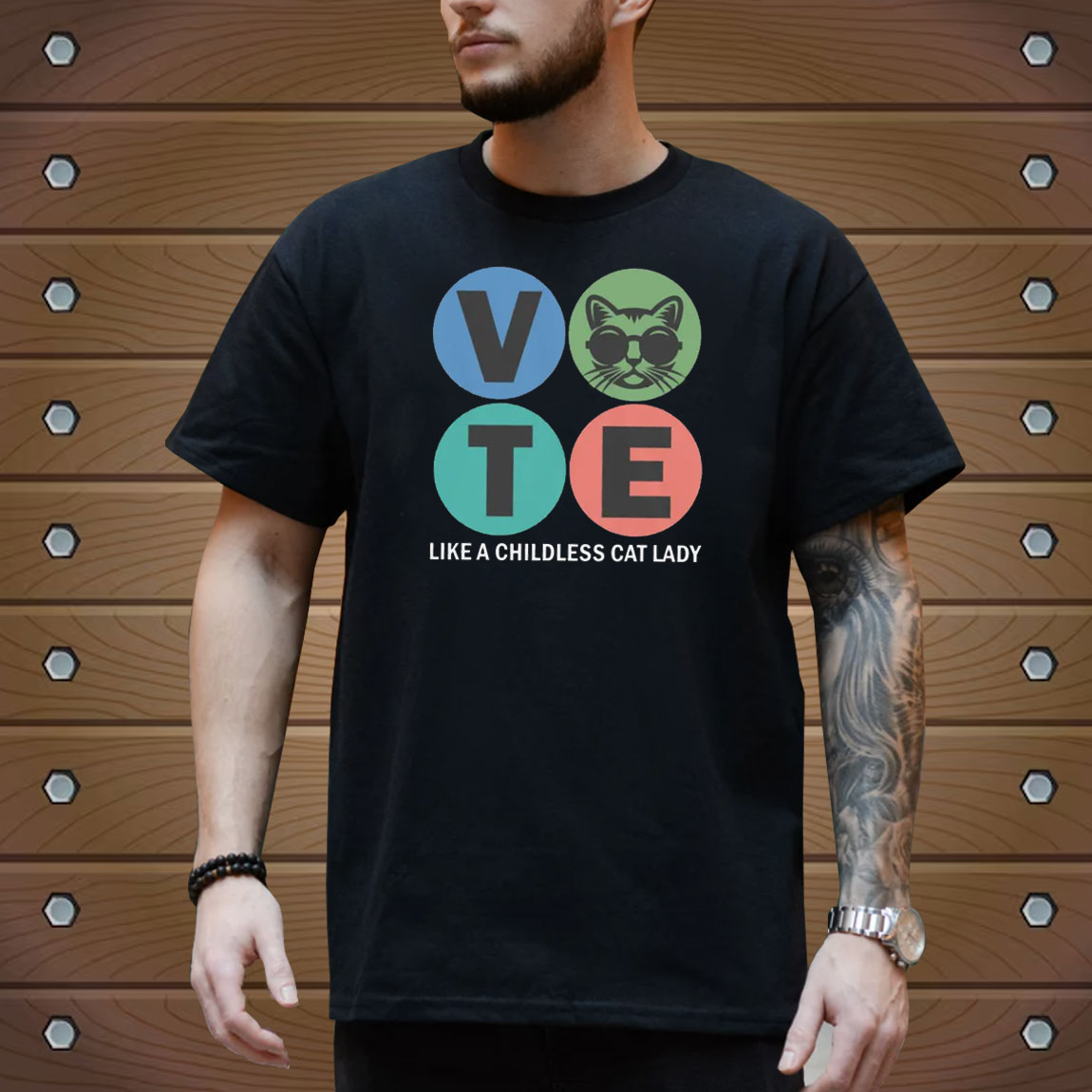 VOTE Like a Childless Cat Lady Shirt