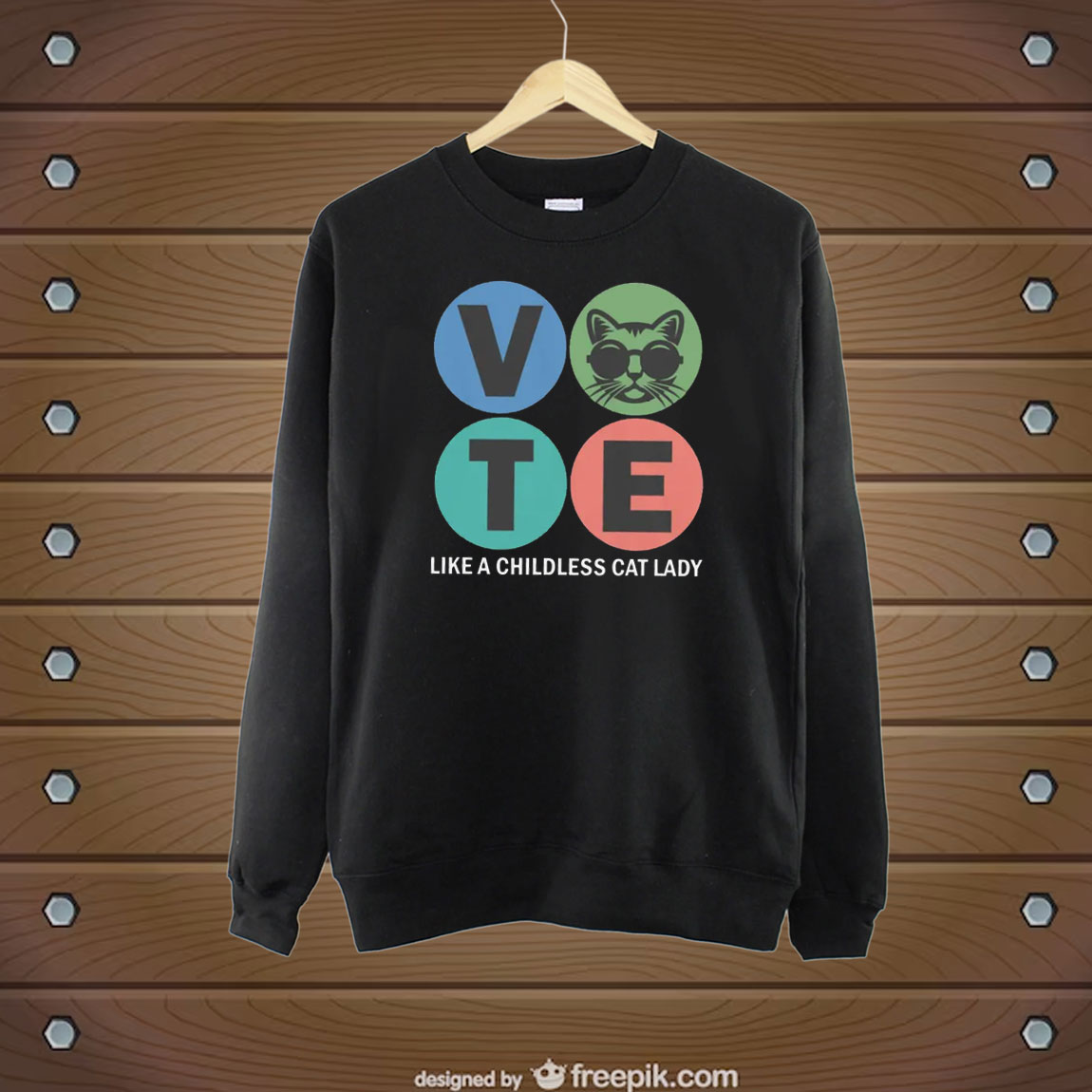 VOTE Like a Childless Cat Lady Shirt