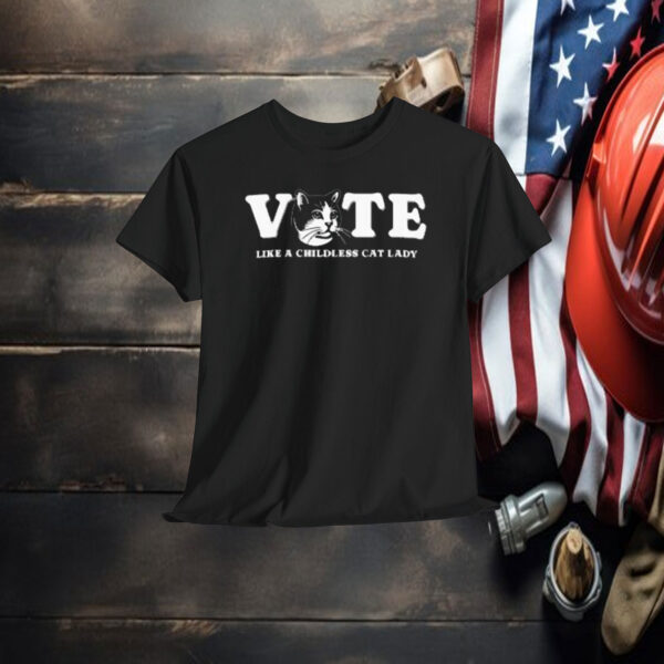 Vote Like A Childless Cat Lady Kamala Shirt