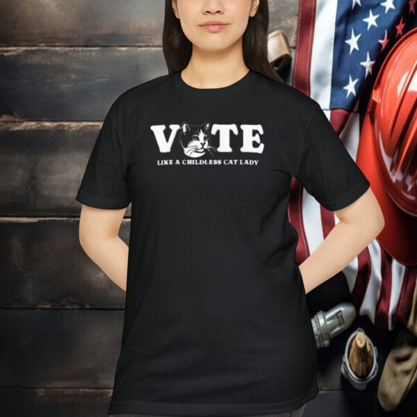 Vote Like A Childless Cat Lady Kamala Shirt