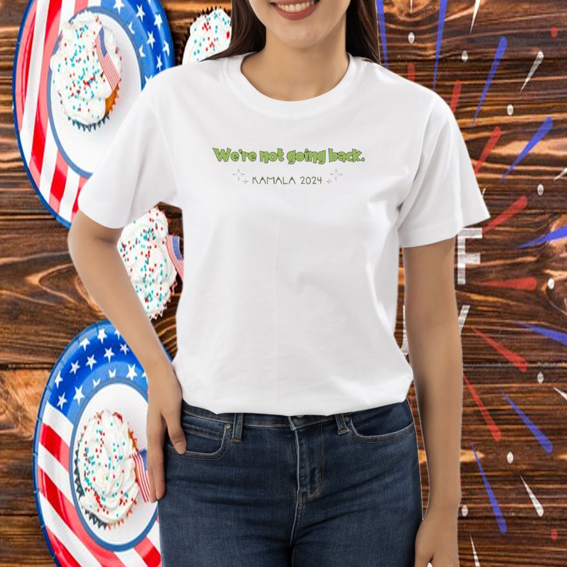 We're Not Going Back Kamala 2024 Shirt