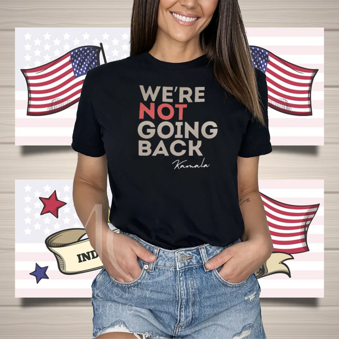 We're not going back Kamala Shirts