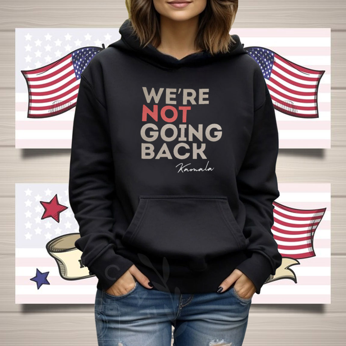 We're not going back Kamala Shirts