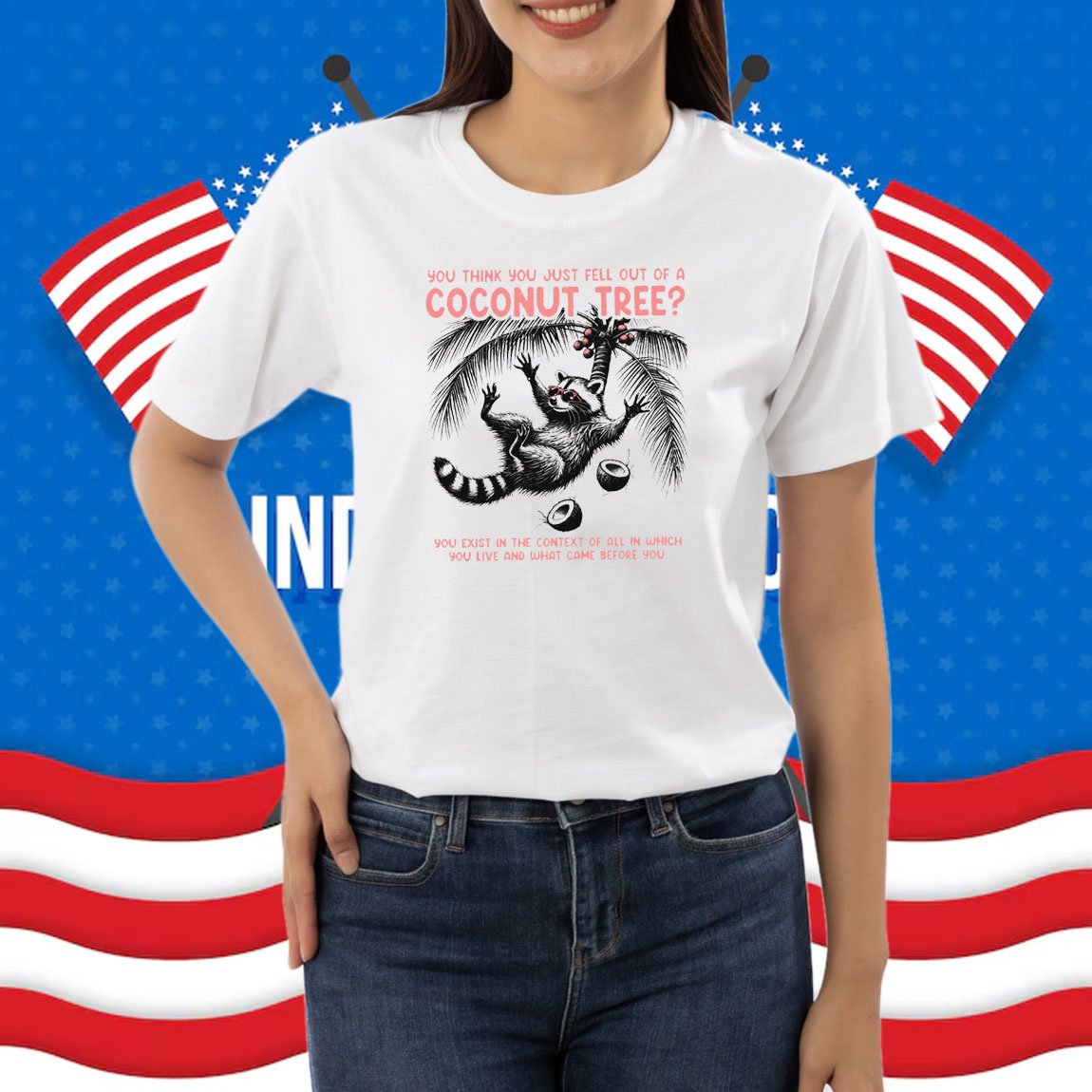 You Think You Just Fall Out Of A Coconut Tree Shirt, Funny Harris Meme Shirt