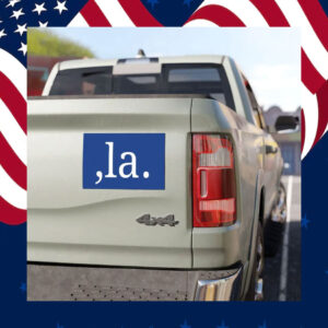 2024 Comma LA Kamala Harris Car Magnet