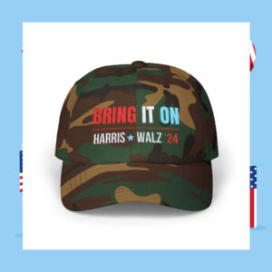 2024 Harris Walz Embroidered Dad Hat