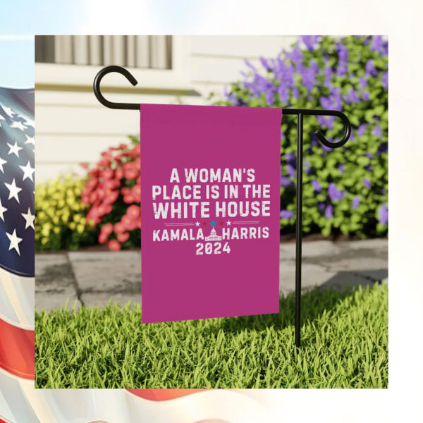 A Woman's Place Is In The White House Kamala Harris 2024 Flag