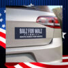 Balz For Walz White Dudes For Harris Car Magnet