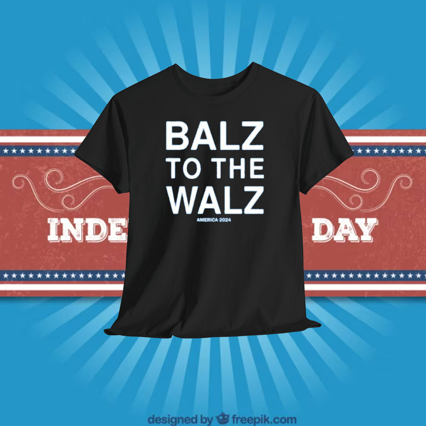 Balz To The Walz America Unisex Shirt