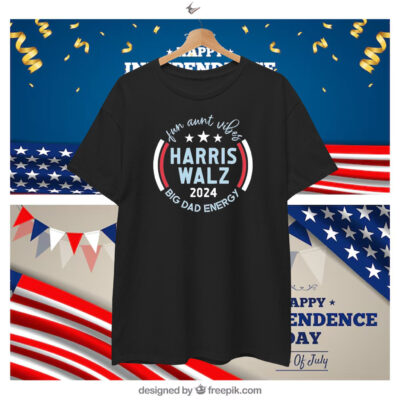Big Dad Energy Tim Walz VP| Kamala 2024 T-Shirt