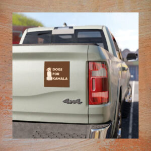 Car Magnet Dogs for Kamala | Golden Retriever Car Sticker