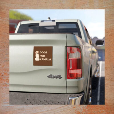 Car Magnet Dogs for Kamala | Golden Retriever Car Sticker