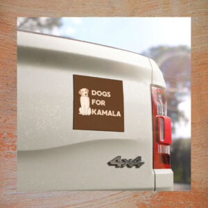Car Magnet Dogs for Kamala | Golden Retriever Car Sticker