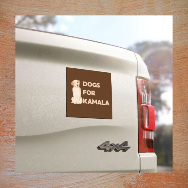 Car Magnet Dogs for Kamala | Golden Retriever Car Sticker