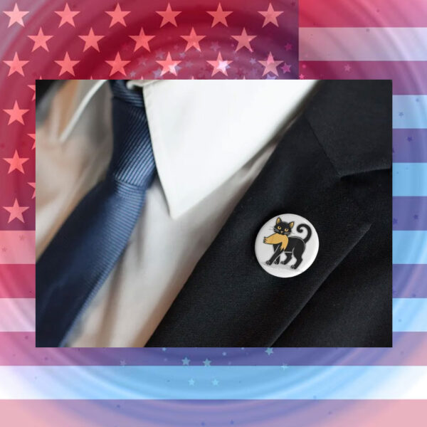 Cat Ladies For Kamala Harris Pin Buttons