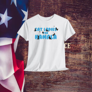 Cat Ladies For Kamala Shirt , Kamala Harris 2024 President Shirt
