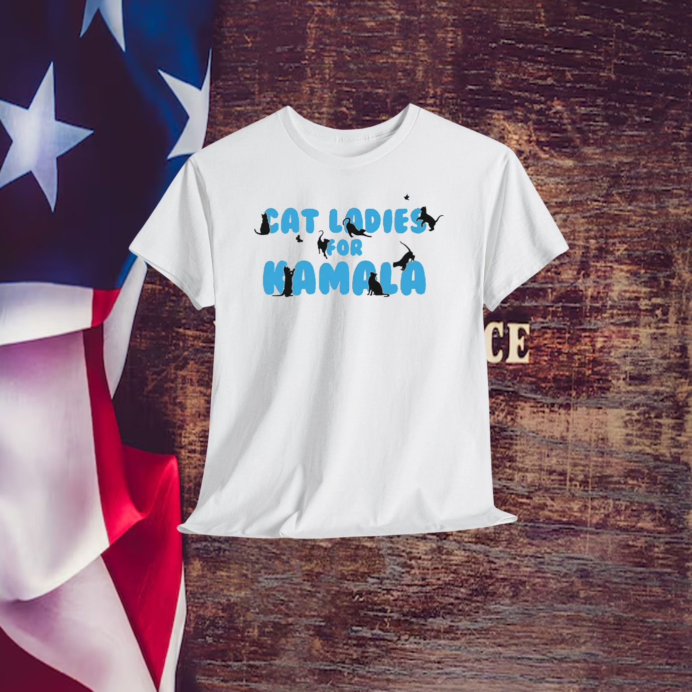 Cat Ladies For Kamala Shirt , Kamala Harris 2024 President Shirt