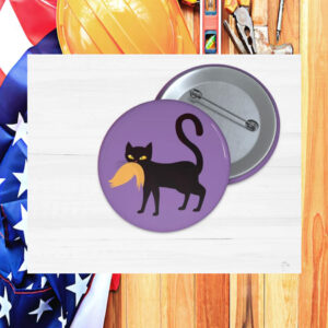 Cat Ladies for Kamala Harris Pin Button