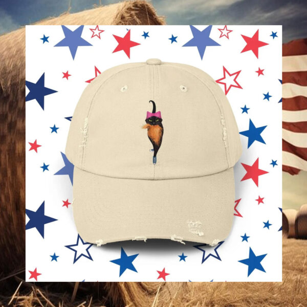 Cat Lady Election 2024 Distressed Cap