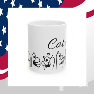 Cat Lady Kamala Ceramic Mug