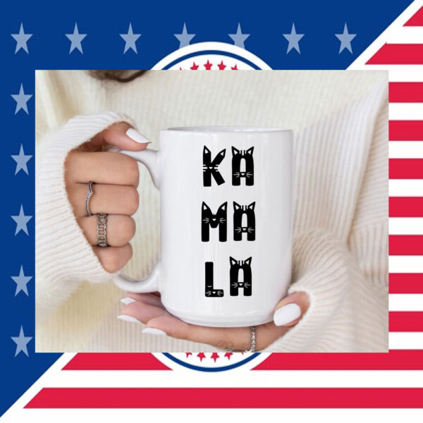 Cats For Kamala Mug, Kamala Harris Election 2024 Mug