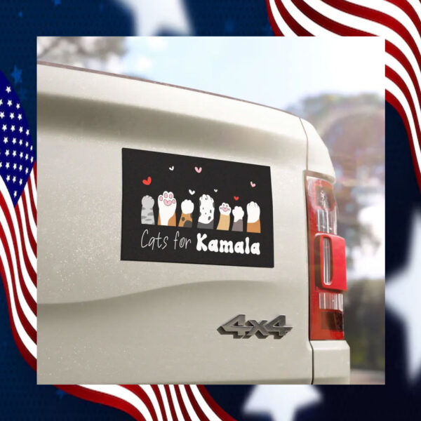 Cats for Kamala Car Magnet