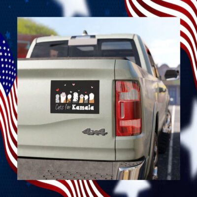 Cats for Kamala Car Magnet