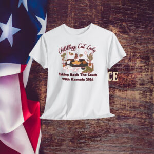 Childless Cat Lady Shirt, Kamala Harris President Shirt, Harris 2024 Shirt