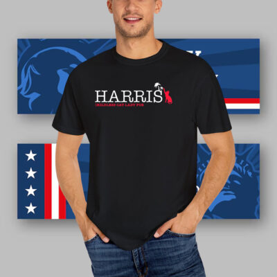 Childless Cat Lady for Kamala, Cat Lady for President T-Shirt
