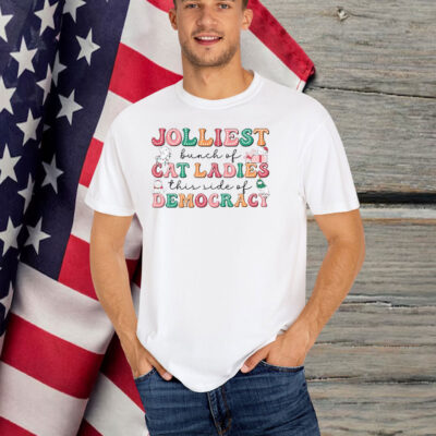 Christmas Cat Ladies comfort colors T-Shirt