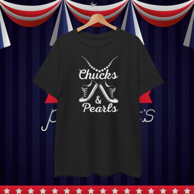 Chucks & Pearls, VP Kamala Harris | Unisex Shirt