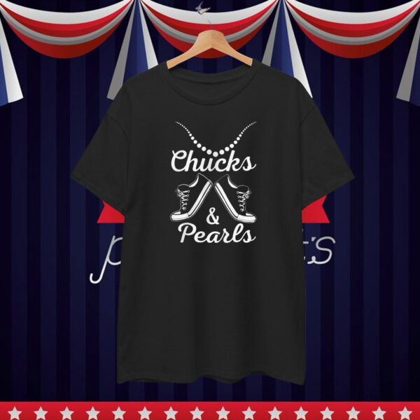 Chucks & Pearls, VP Kamala Harris | Unisex Shirt
