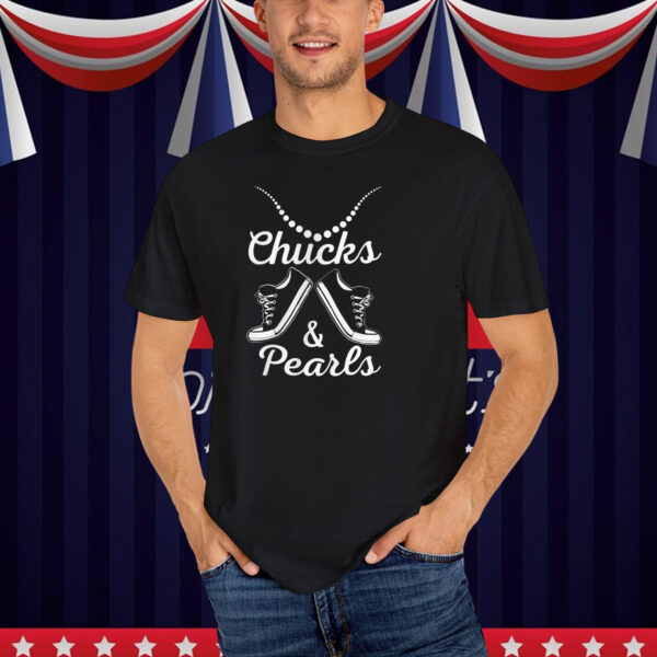 Chucks & Pearls, VP Kamala Harris | Unisex Shirt