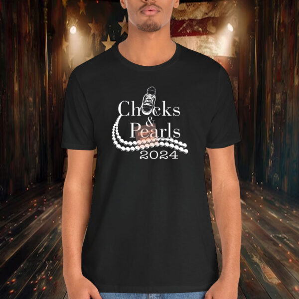 Chucks and Pearls Tshirt Kamala Harris President 2025 Shirt